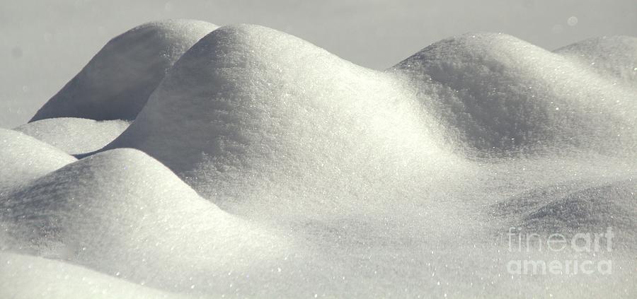 Snow Photograph - Winter Shapes by Roland Stanke Snow Photograph - Winter Shapes by Roland Stanke