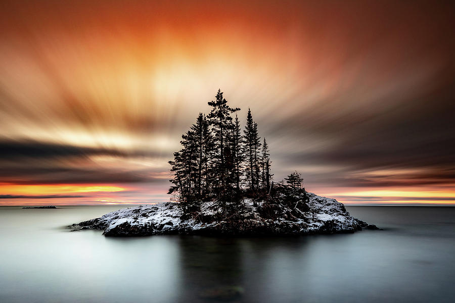 Winter Sky by Dave Chandre Winter Sky by Dave Chandre