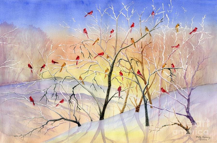Winter Song Painting by Melly Terpening
