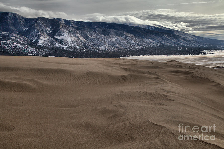 Winter Storms Approaching Great Sand Dunes National Park Photograph by Adam Jewell
