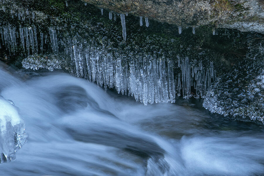 Winter Stream Photograph by Kent Keller