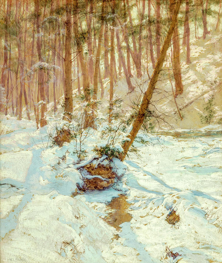 Winter Stream painted by Walter Launt Palmer Painting by Walter Launt ...