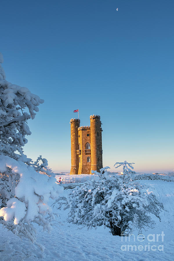 Winter Sunrise over Broadway Tower Photograph by Tim Gainey