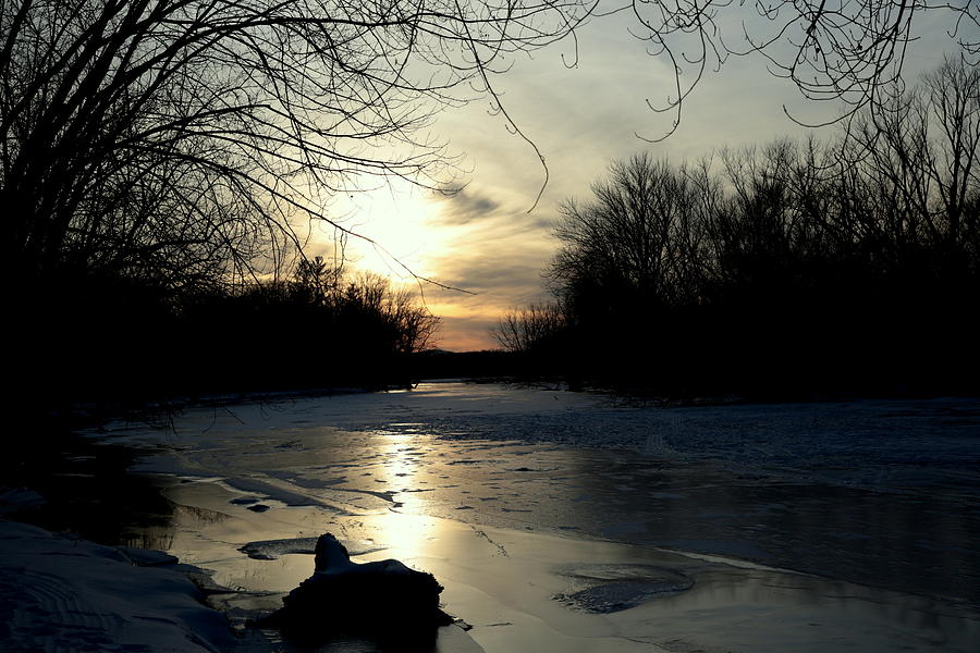 Winter Sunset Photograph by Mark Salamon
