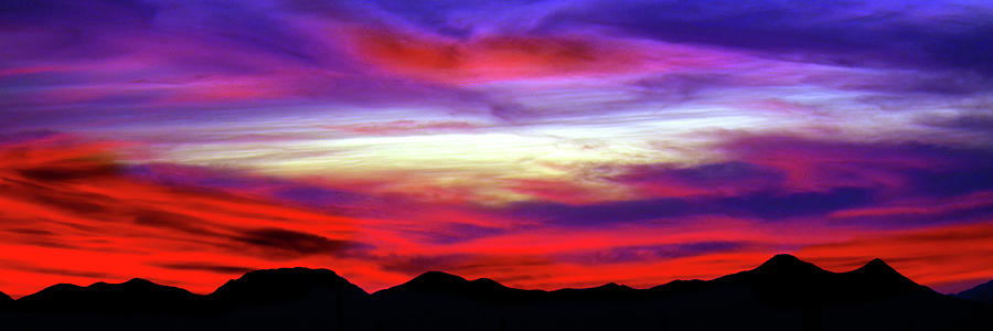 Winter Sunset Panoramic Photograph by Douglas Taylor