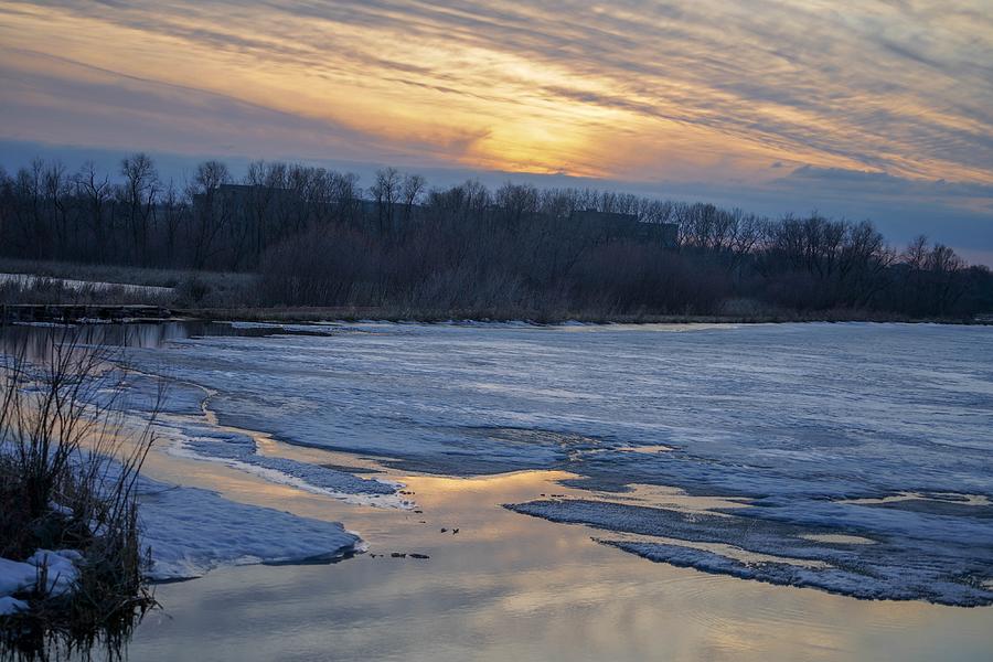 Winter Sunset Photograph by Susan Rydberg