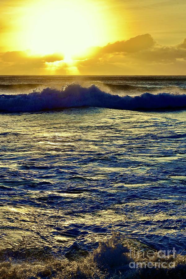 Winter Swell at Sunset Photograph by Craig Wood