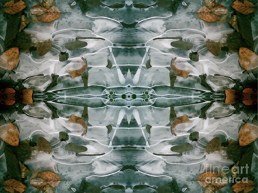 Winter Symmetry 8 Digital Art by David Hargreaves
