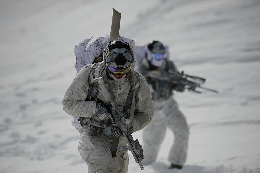 Winter Teamwork Photograph by DeepEarth Images | Fine Art America