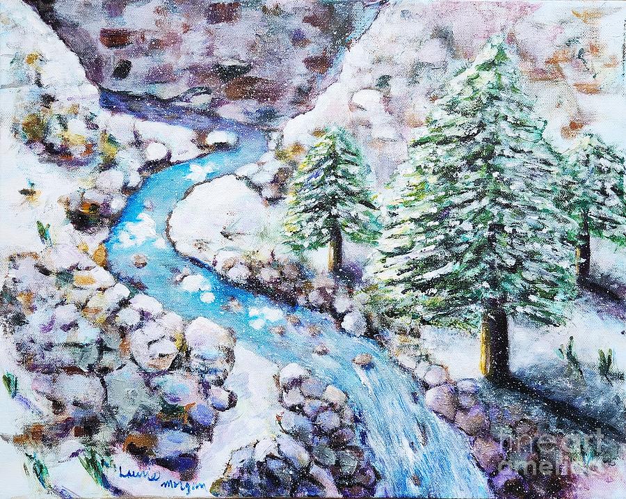 Winter Thaw Painting by Laurie Morgan