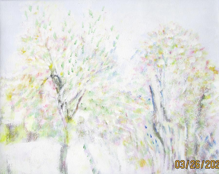 Winter Time in Illinois Painting by Glenda Crigger