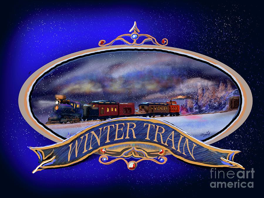 Winter Train II Digital Art by Doug Gist