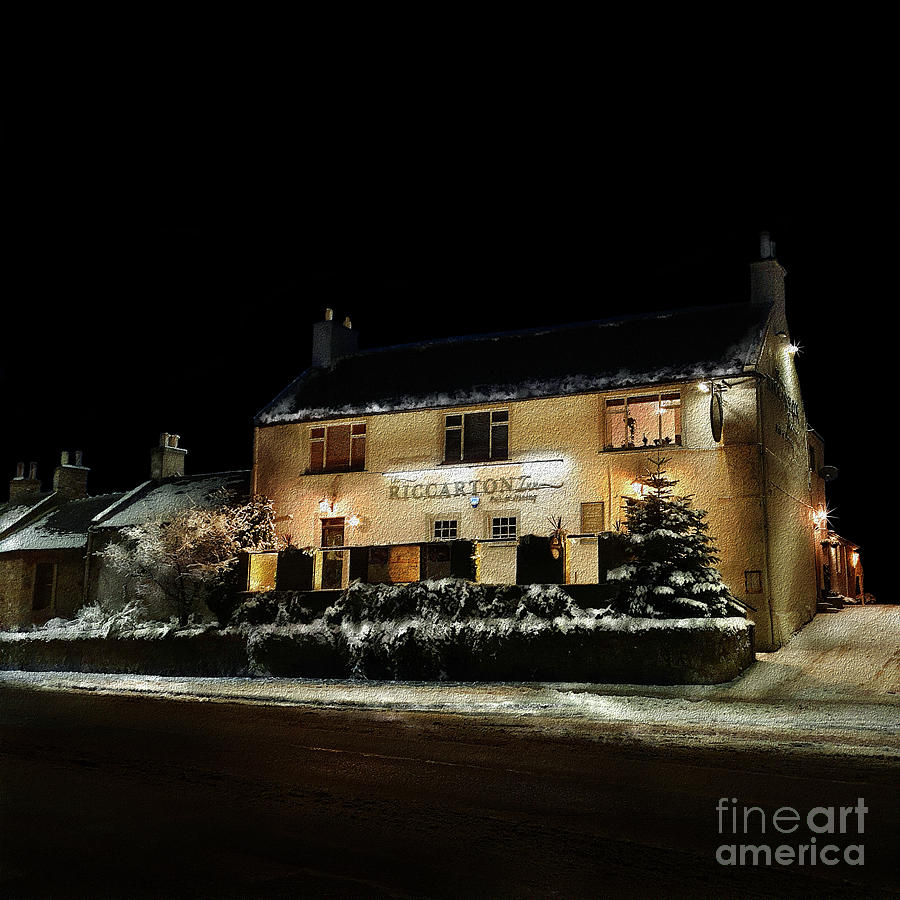 Winter upon a Village Inn Photograph by Yvonne Johnstone