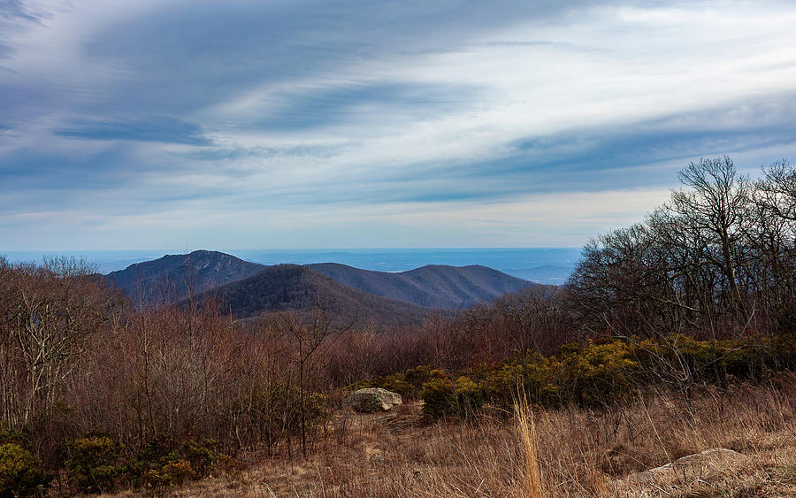 Winter View At Old Rag Overlook Photograph by David Beard - Fine Art ...