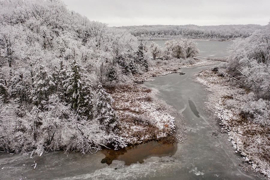 Winter view  Photograph by John McGraw