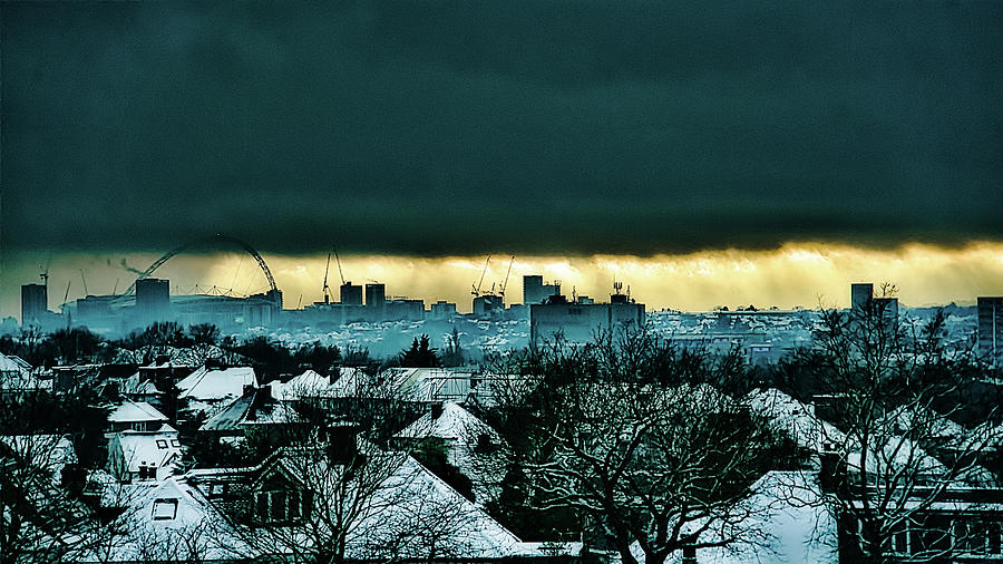 Winter View of Wembley  Photograph by Christopher Maxum