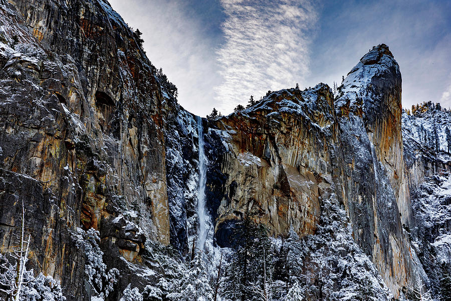 Winter Waterfalls Photograph by Mark Harrington