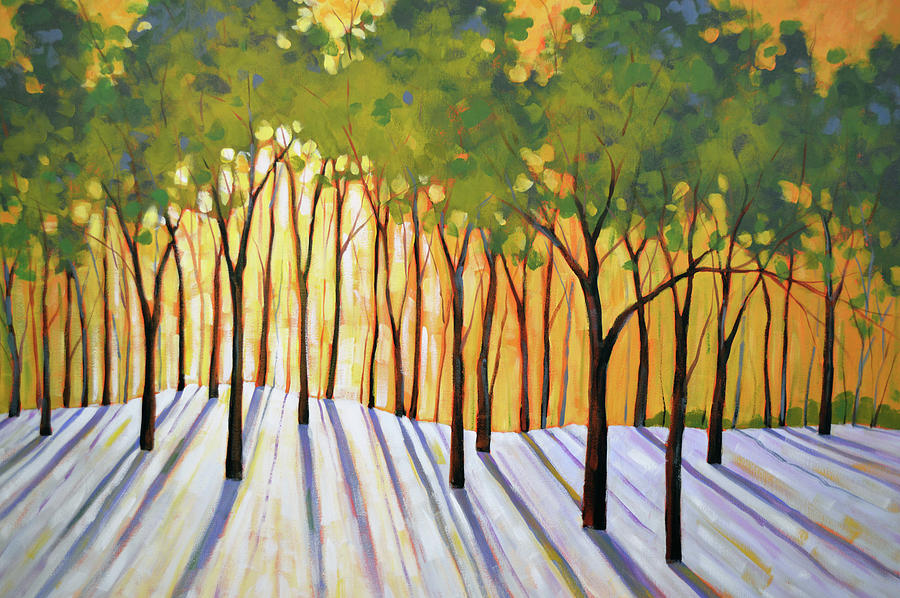 Winter Whispers Painting by Amy Giacomelli