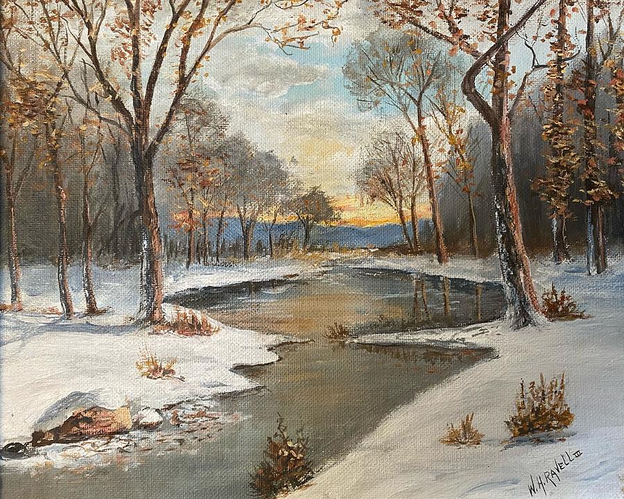 Winter Painting by William Ravell - Fine Art America