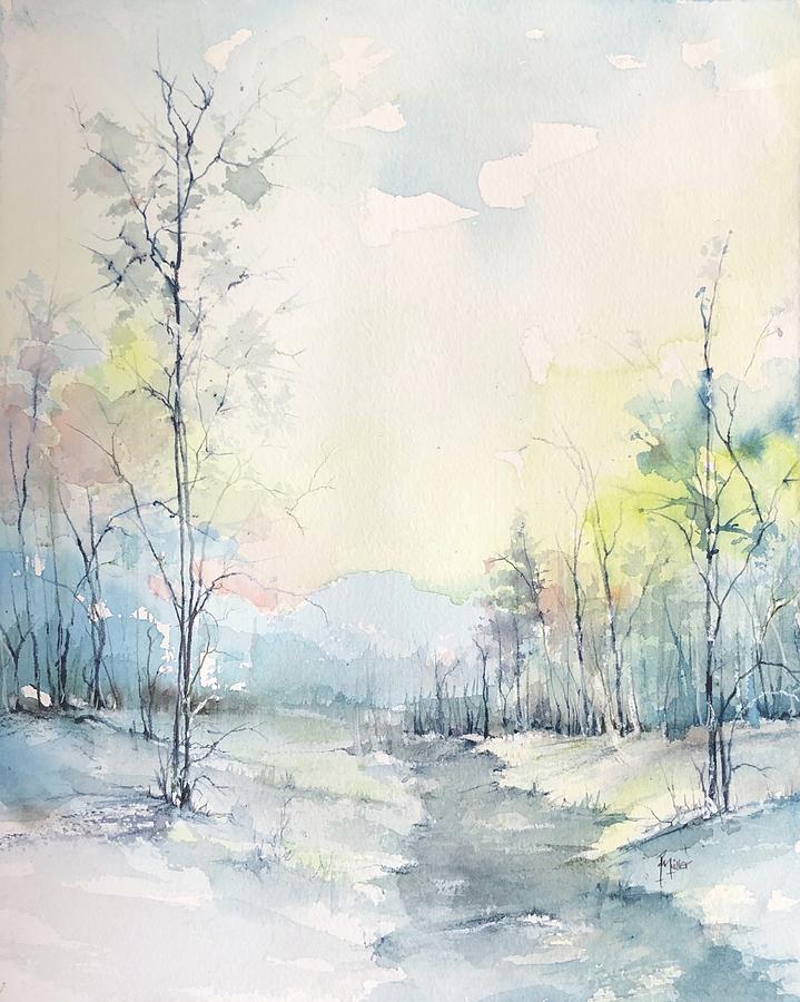 Winter Wish I Painting by Robin Miller-Bookhout