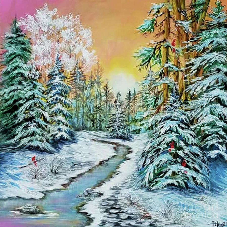 Winter Wishes Painting by Bella Apollonia