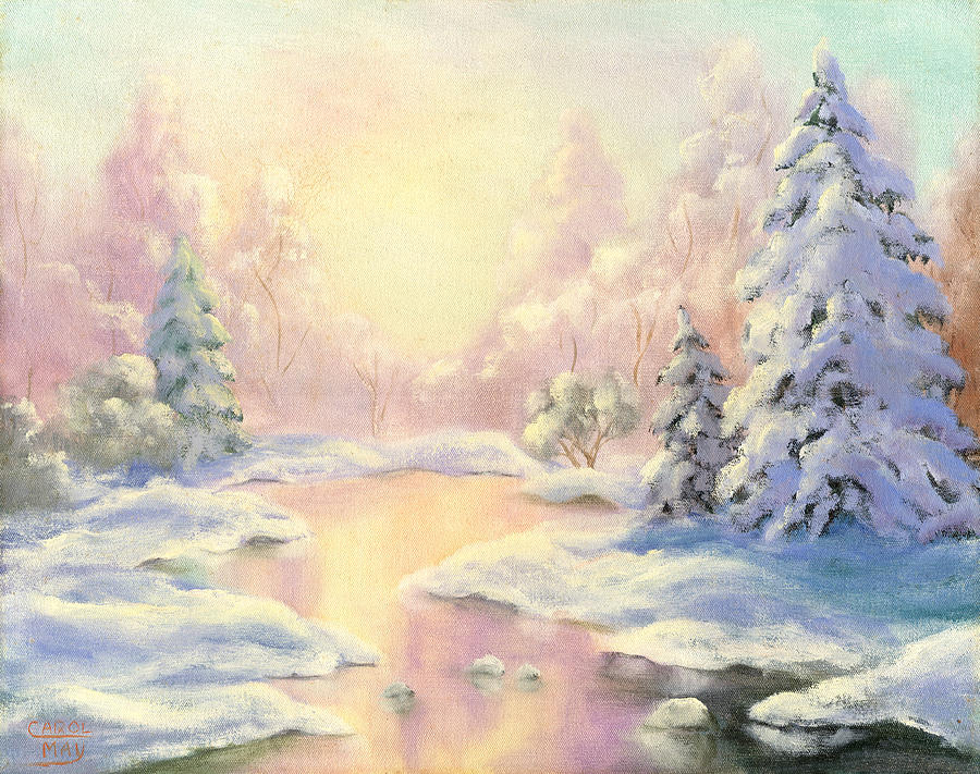 Winter Wonderland Painting by Art by Carol May