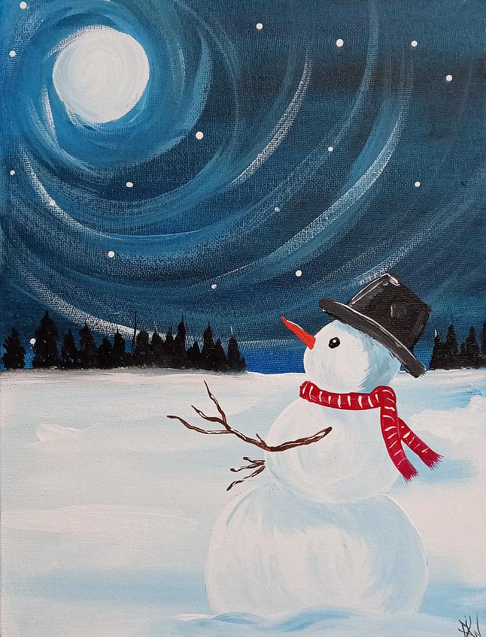 Winter Wonderland Painting by Debra Waites - Fine Art America