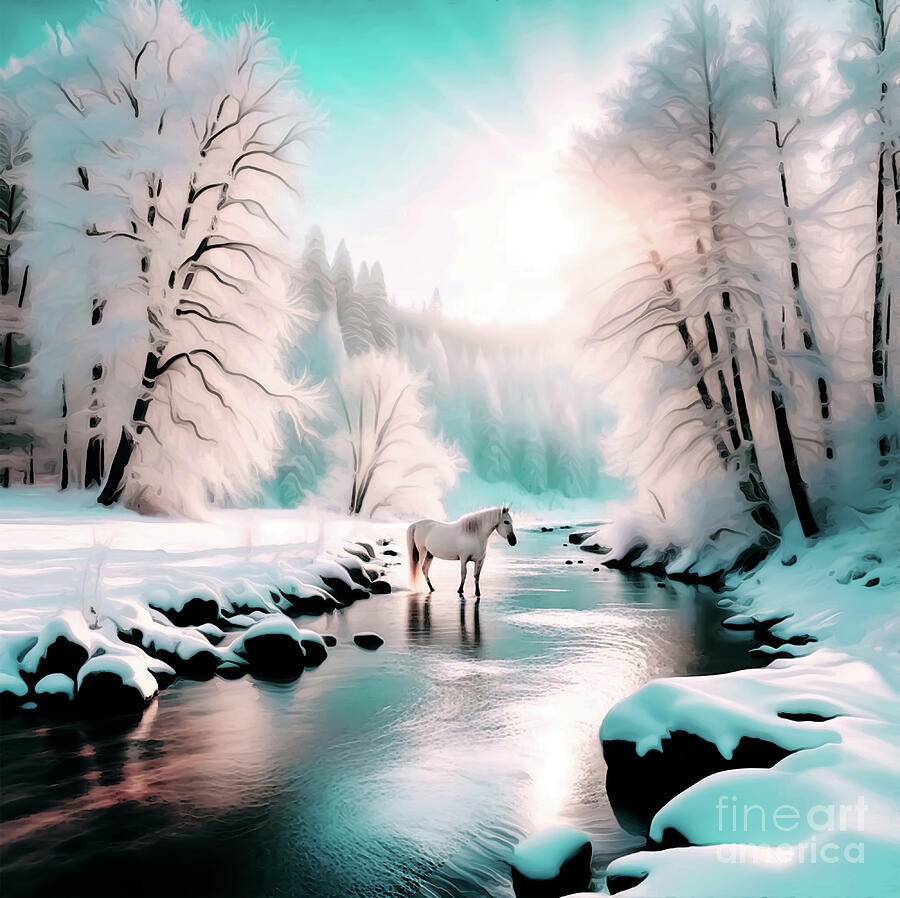 Winter Wonderland Digital Art by Eddie Eastwood
