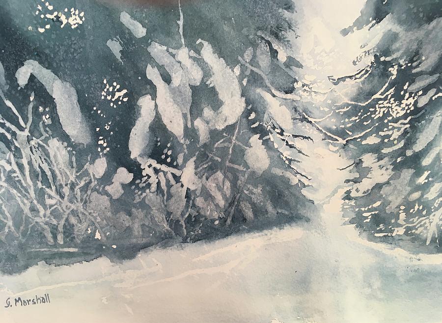 Winter Wonderland Painting by Glenn Marshall Winter Wonderland Painting by Glenn Marshall