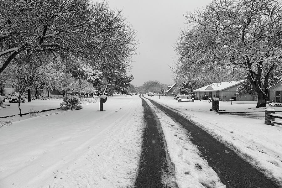Winter wonderland in a Texas neighborhood Photograph by Brigitte Blanchette Thompson Winter wonderland in a Texas neighborhood Photograph by Brigitte Blanchette Thompson