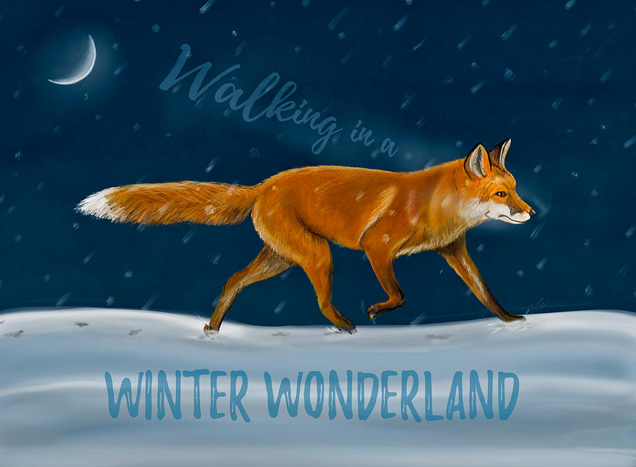 Winter Wonderland Mixed Media by Judy Cuddehe