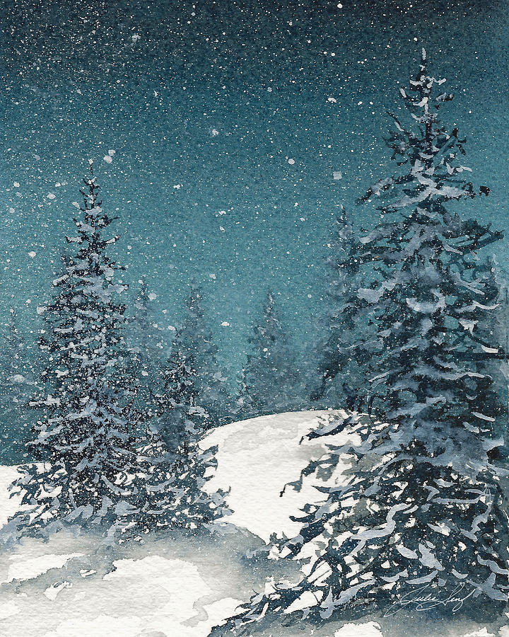 Winter Wonderland Painting by Julie Senf