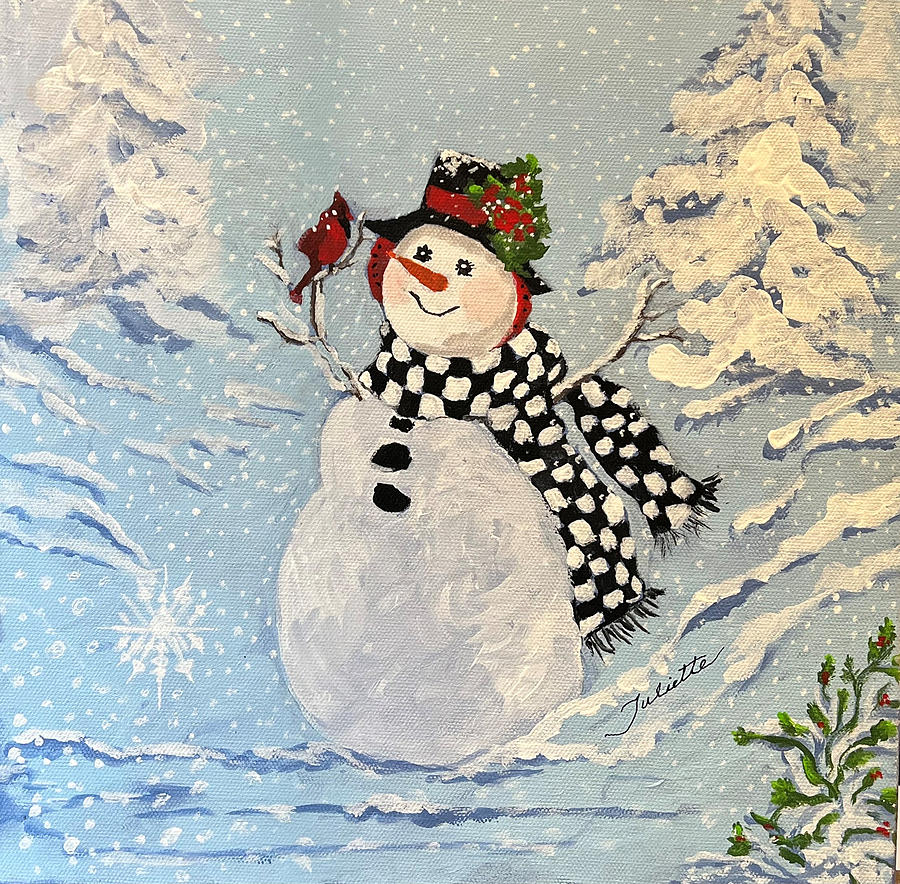 Winter Wonderland Painting by Juliette Becker