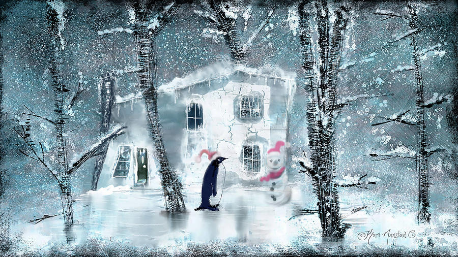 Winter Wonderland Digital Art by Kari Nanstad