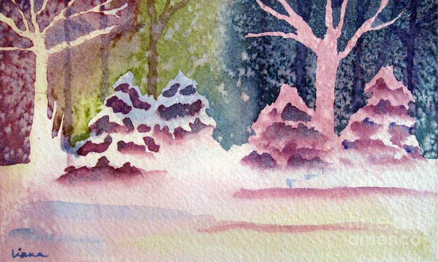 Winter Wonderland Painting by Liana Yarckin