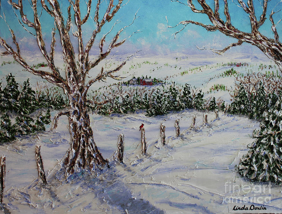 Winter Wonderland Painting by Linda Donlin