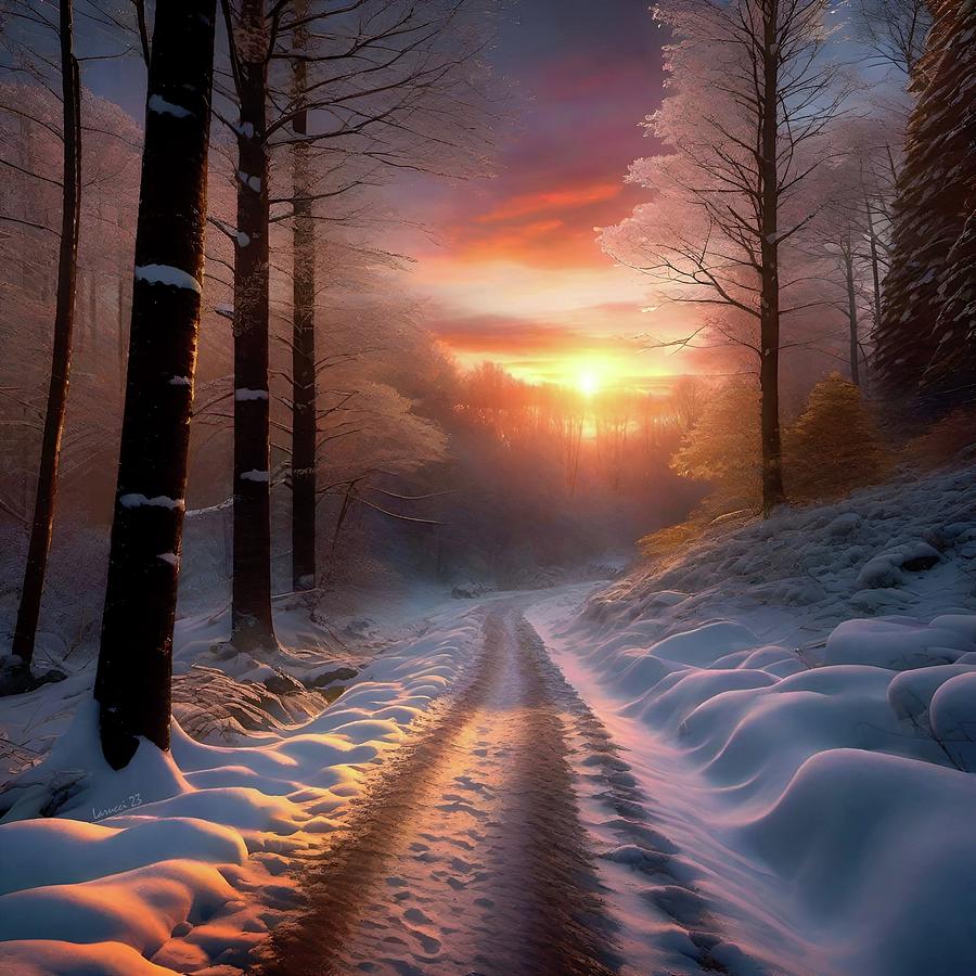 Winter Wonderland No.38 Digital Art by Fred Larucci