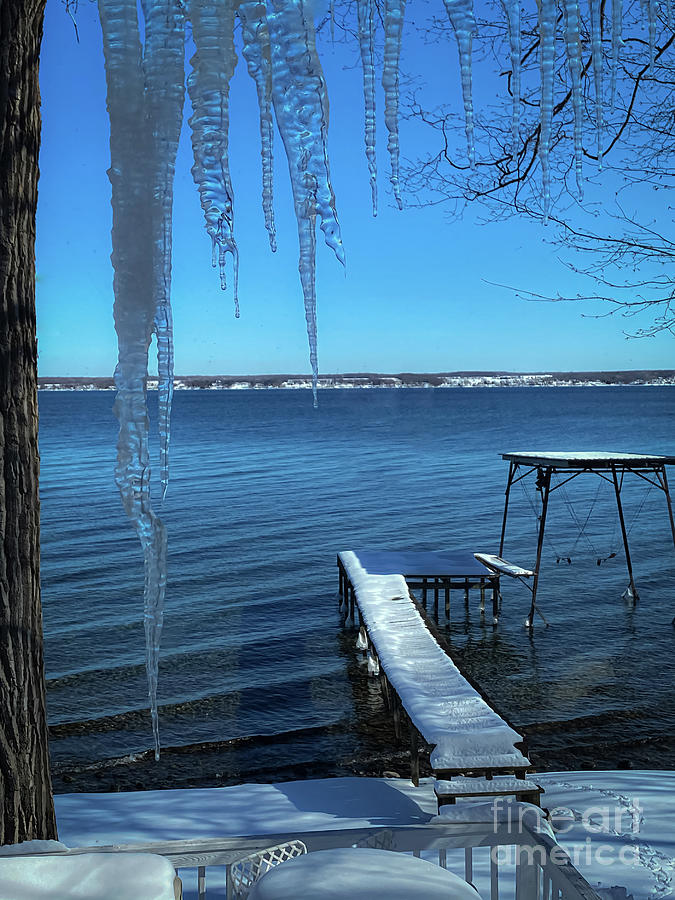 Wintering on Seneca Lake Photograph by William Norton