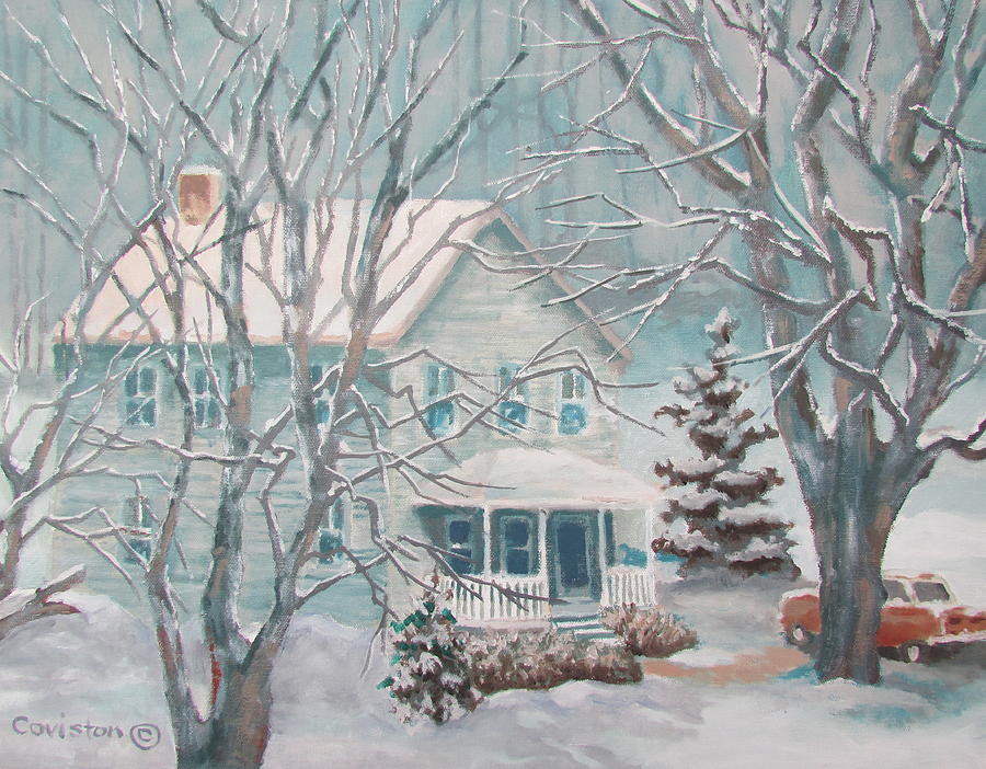 Winters Chill Painting by Tony Caviston