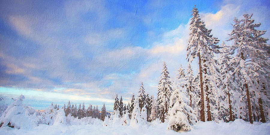 Winters Dream - 16 Painting by AM FineArtPrints