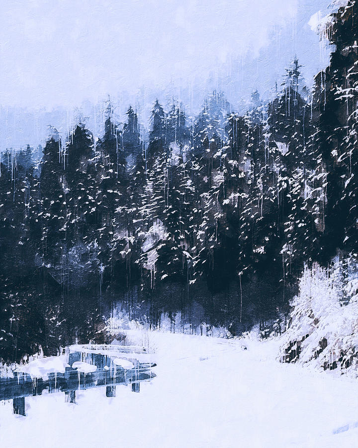 Winters Dream - 19 Painting by AM FineArtPrints