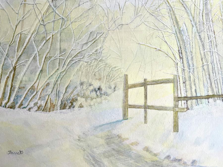 Winters End Painting by Joanne ONeill