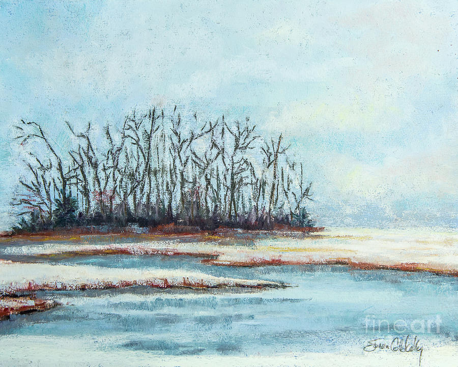 Winters End Painting by Susan Cole Kelly Impressions