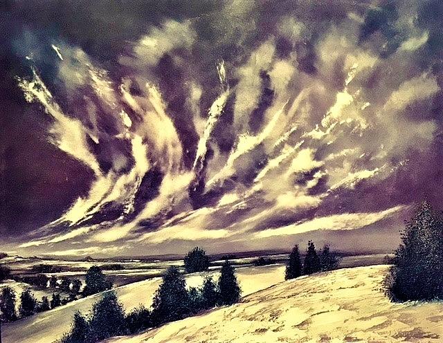 Winters Glory Painting by Willy Proctor