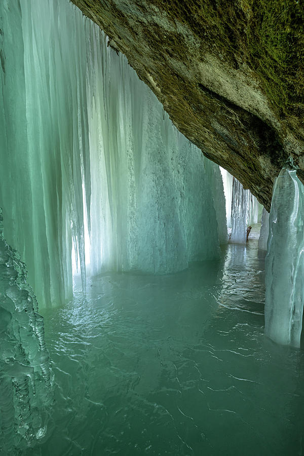 Winters Ice Curtains on Lake Superior Photograph by Craig Sterken ...