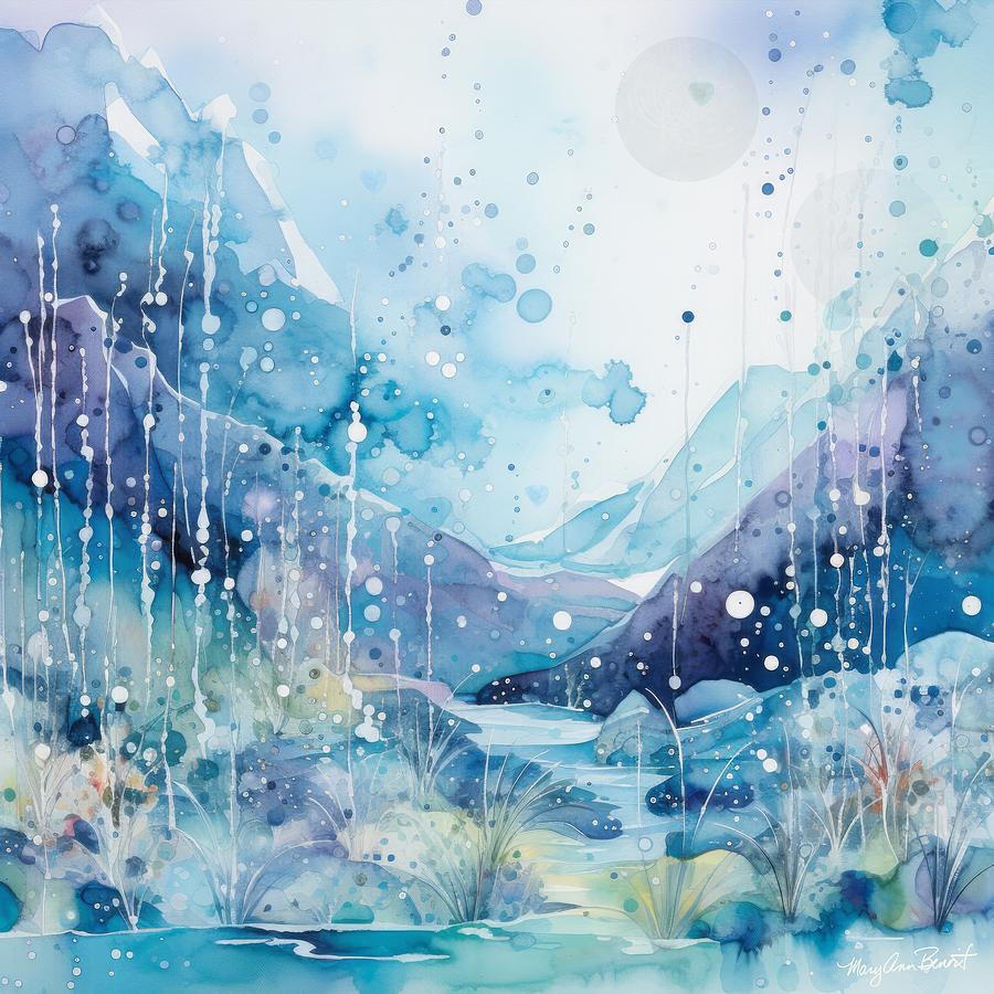 Winters Journey Within #5 Digital Art by Mary Ann Benoit