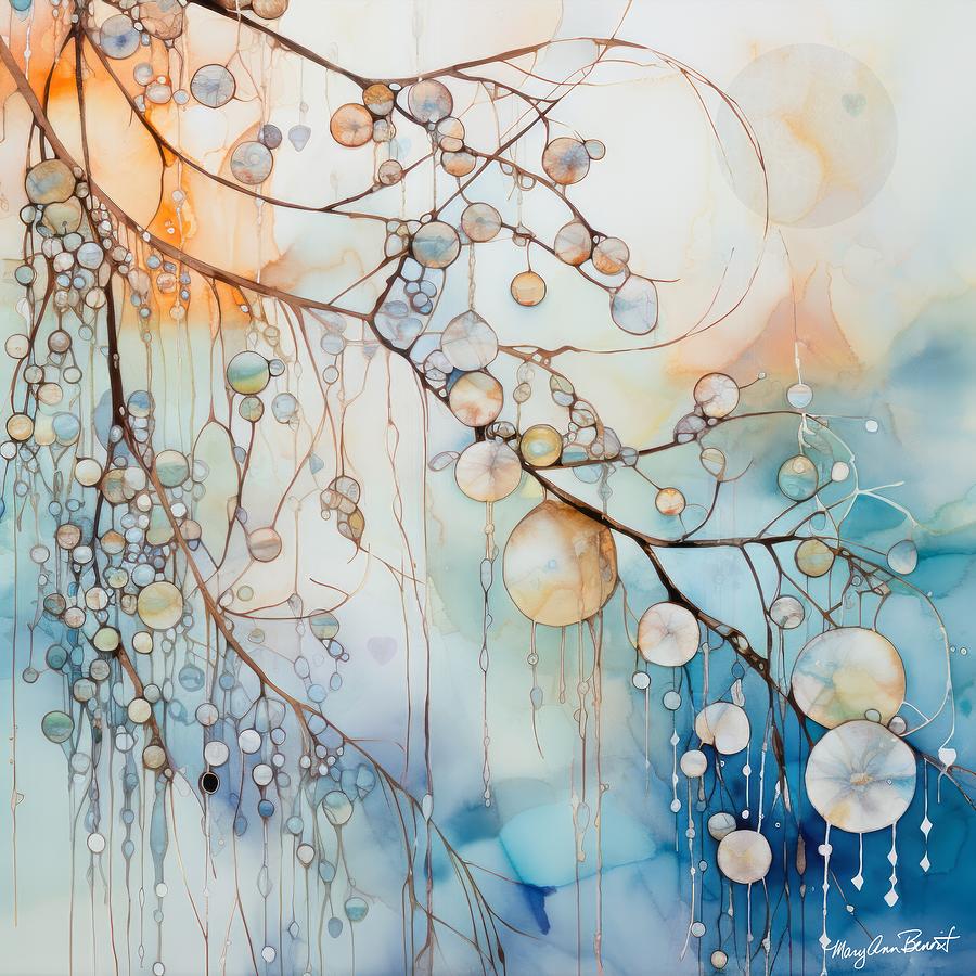 Winter Digital Art - Winters Journey Within by Mary Ann Benoit
