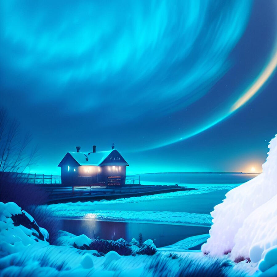 Winters Northern Wind Digital Art by Ronald Mills
