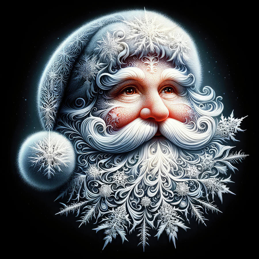 Santa Claus Digital Art - Winters Whisper by Bill and Linda Tiepelman