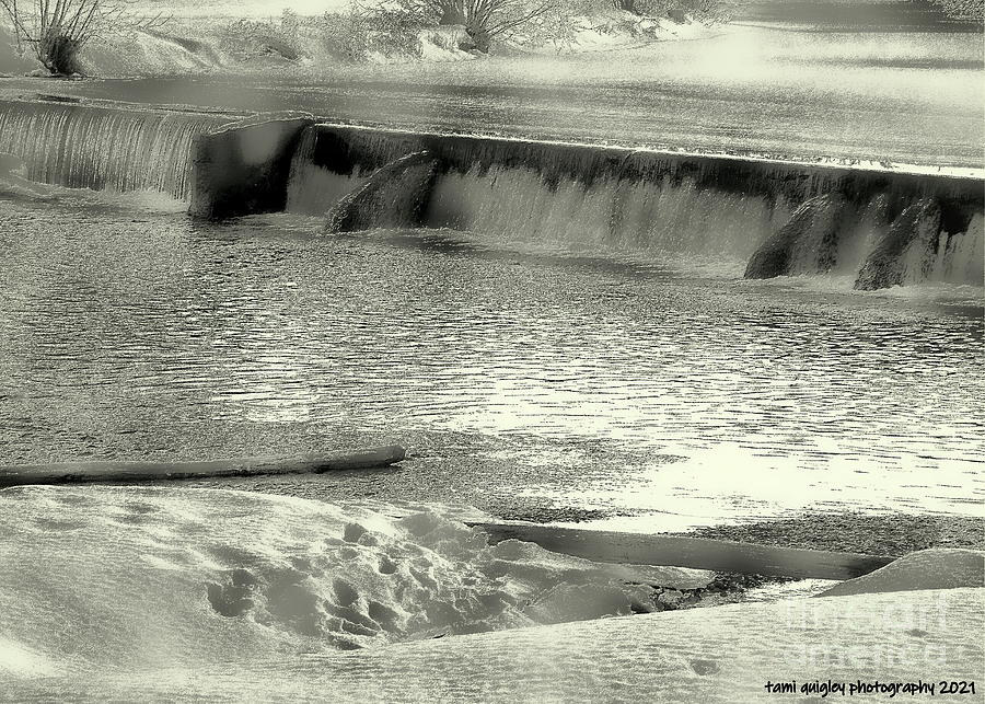 Wintertide At Wehrs Dam Photograph